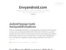 Tablet Screenshot of envyandroid.com